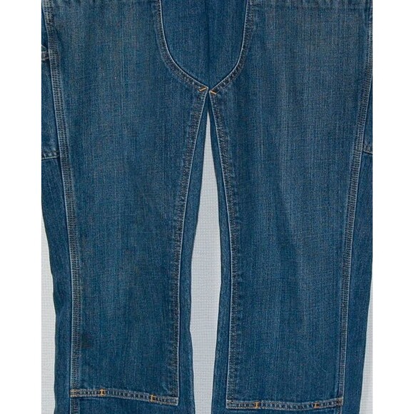 Carhartt Relaxed Fit Double Knee Denim Jeans 30x30 Blue 103328 966 *Distressed - Picture 2 of 12